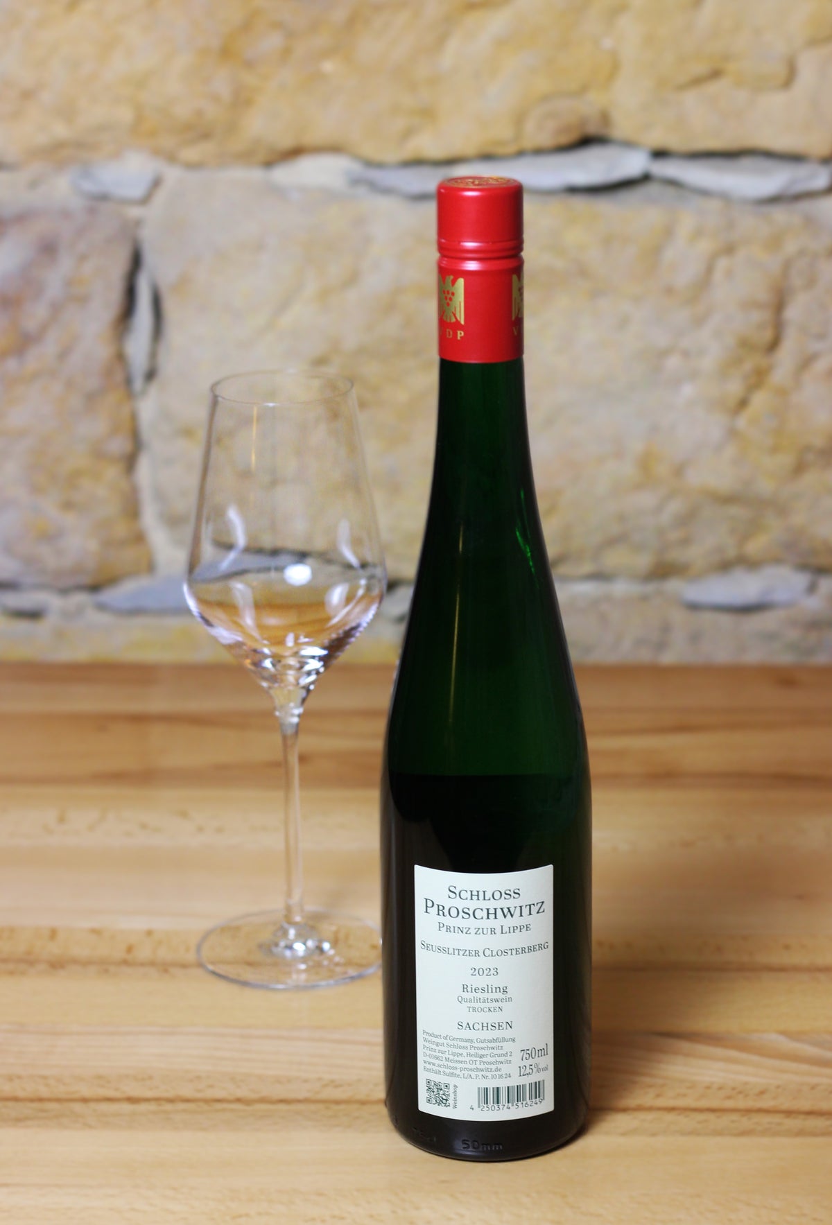 Weißwein „Riesling Seußlitzer Closterberg“ – Erste Lage 2023, QbA trocken