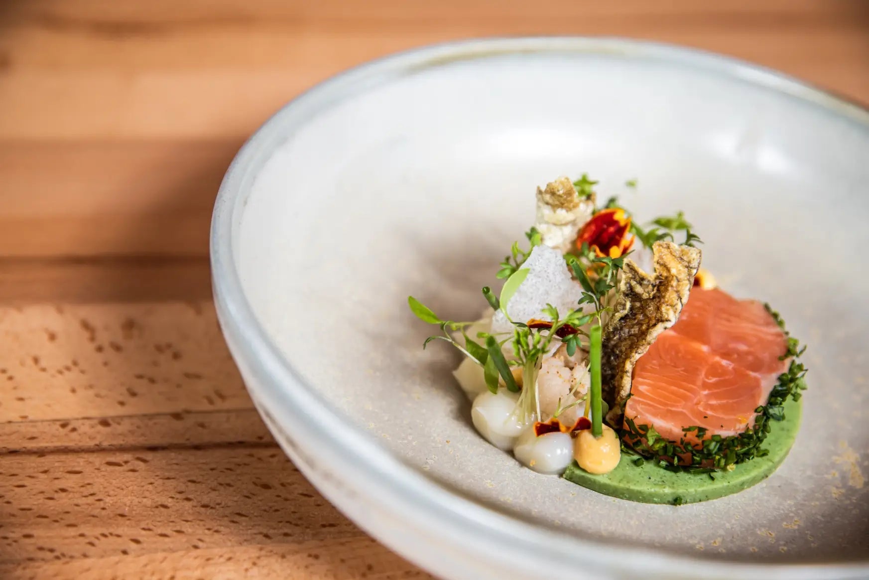 Kreative Spitzenküche im Restaurant Genuss-Atelier Dresden