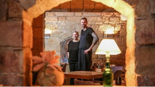 Marcus und Nicole Blonkowski in ihrem Restaurant Genuss-Atelier