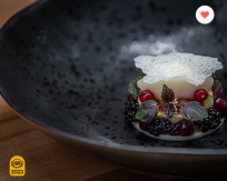 Foto Dessert mit Auszeichnung