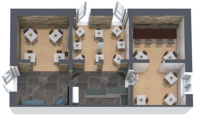 Raumplan große Tafel Separée